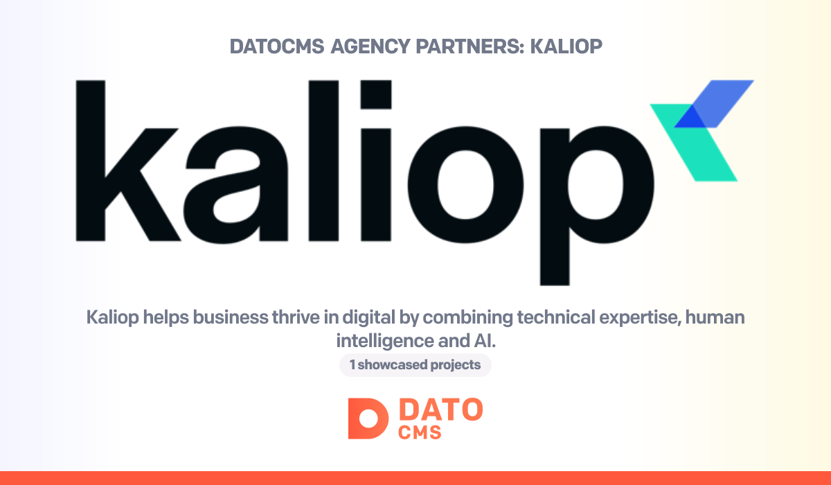 Datocms Logo Kaliop — DatoCMS Partners — DatoCMS