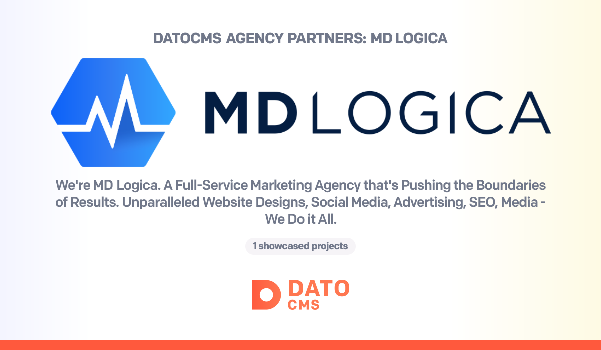 Datocms Logo MD Logica — DatoCMS Partners — DatoCMS