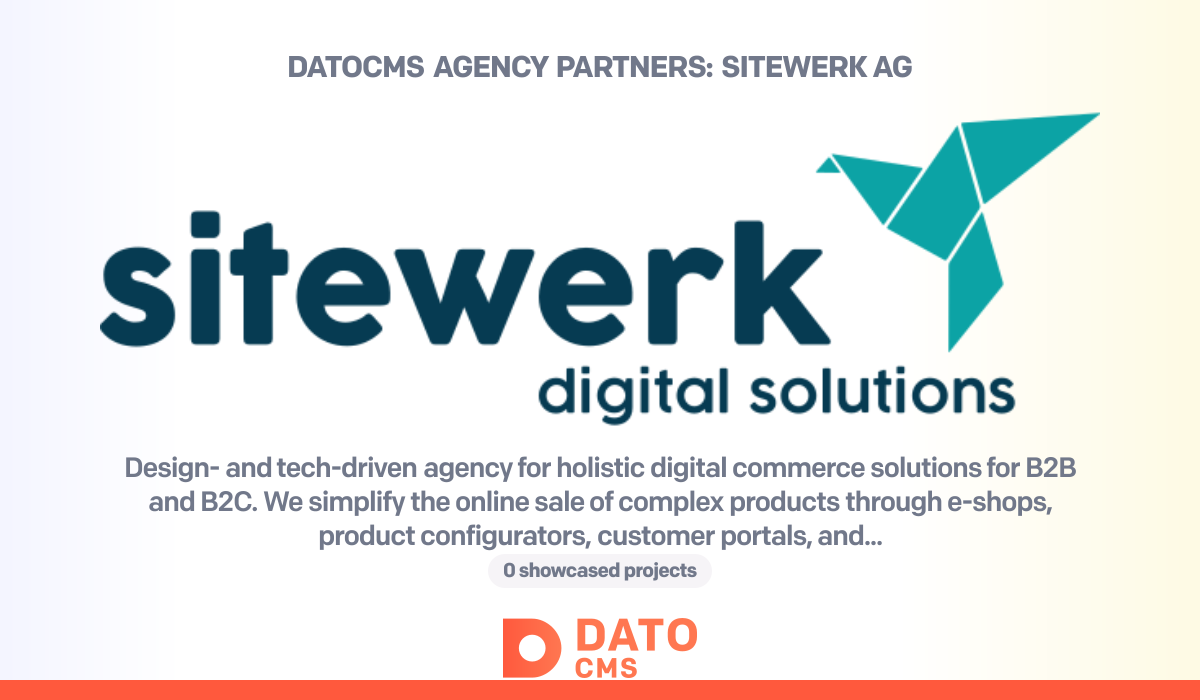 Datocms Logo Sitewerk AG — DatoCMS Partners — DatoCMS