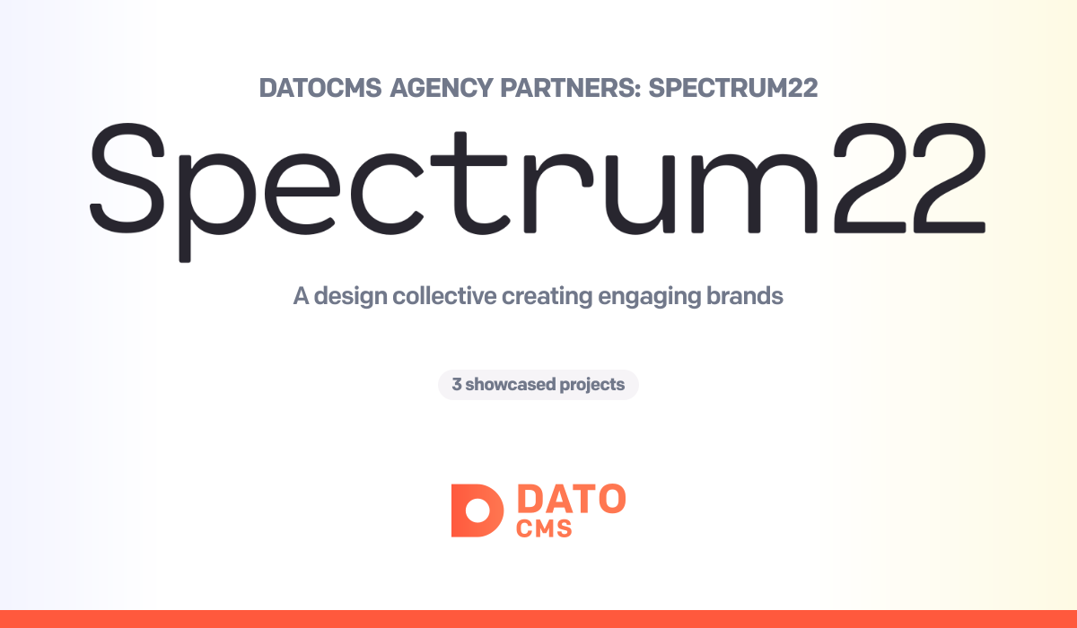Datocms Logo Spectrum22 — DatoCMS Partners — DatoCMS