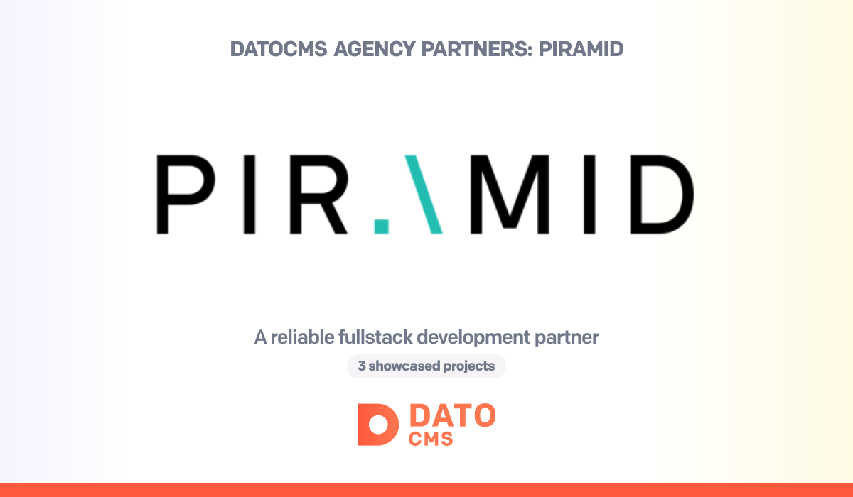 Datocms Logo Piramid — DatoCMS Partners — DatoCMS