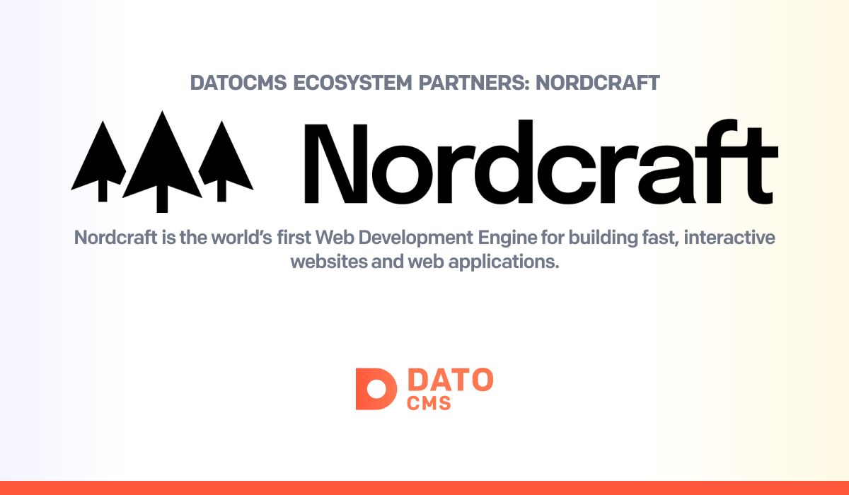 Datocms Logo Nordcraft — Ecosystem Partners — DatoCMS
