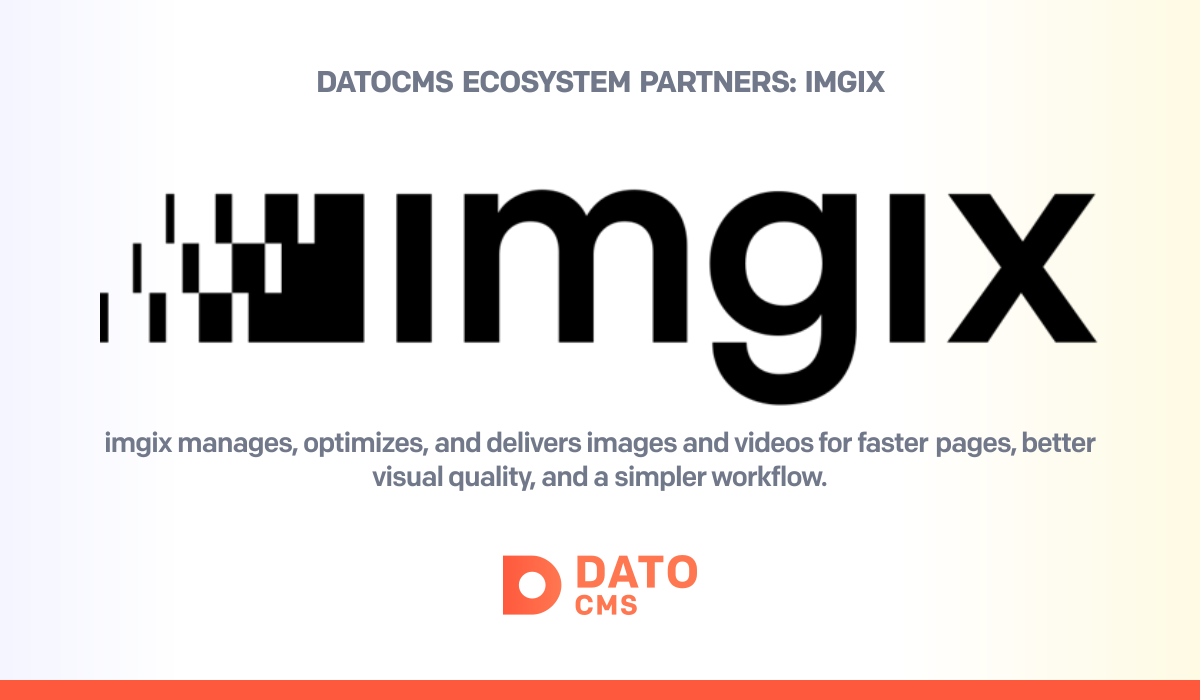 Datocms Logo imgix — Ecosystem Partners — DatoCMS